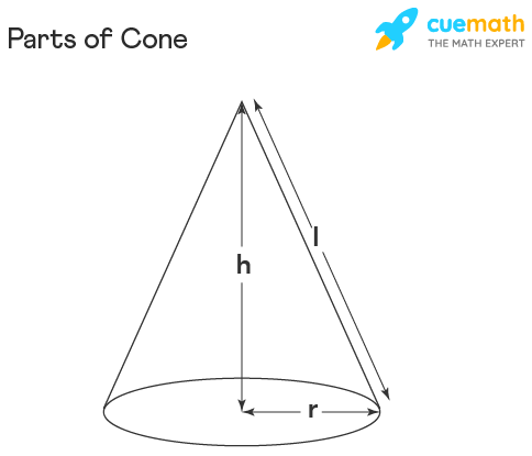 კონუსის სიმაღლე და ნაწილები
